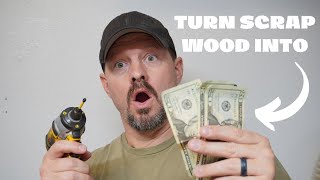 5 easy wood scrap projects for side hustle cash $$