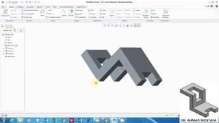 Practice #10: Extrusion command using PTC Creo Parametric