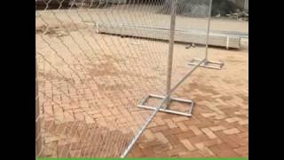 American hot dip galvanized chain link style temporary fence