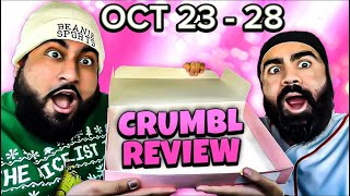 CRUMBL COOKIES REVIEW - PUMPKIN BROWNIE, CARROT CAKE, STRAWBERRY CHEESECAKE, PANCAKE, HONEY BUN !!