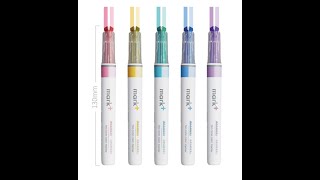 Kokuyo Mark+ Dual Tone Highlighter - 5 Color Set