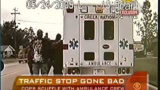 Cops Scuffle With Ambulance Driver