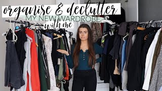 ORGANISE & DECLUTTER MY NEW WARDROBES WITH ME | HelloAmyy