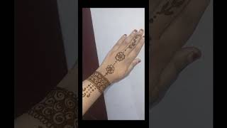 Simple Henna design from class 1 patterns #trending #henna free classes #designermehndi #mehndi