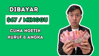 Cuma Ngetik Huruf & Angka Digaji Dollar - Cara Dapat Uang Dari Internet