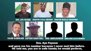 How Obanikoro, Chris Uba, Omisore, Olubolade, Nigerian Army General Rigged Fayose Into Power