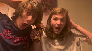 Two dumb dumbs drink a bunch of soda