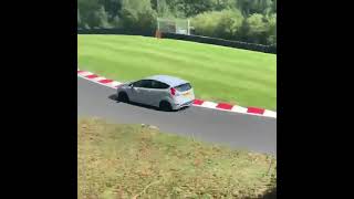 Close call at Cadwell Park