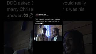 DDG Asked Blueface If He Would Really Marry Chrisean Rock And This Was His Answer #shorts #viral