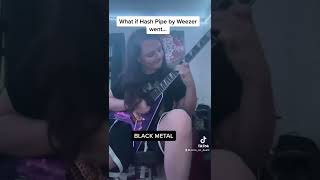 What if Weezer Went… Black Metal? #comeondeathband #shorts #blackmetal #weezer #guitar #youngtalent