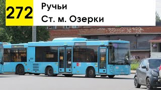 Автобус 272 "Ручьи - ст. м. "Озерки"