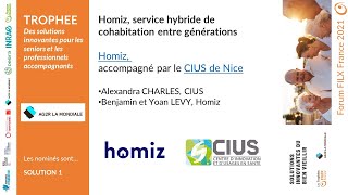 SOLUTION Homiz, service hybride de cohabitation entre générations