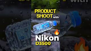 Product Photography ideas | Product shoot with Nikon D3500 #shorts