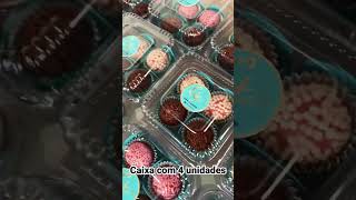 Brigadeiros para comércios caixa com 4unidades #shorts #youtubeshorts #brigadeiro #rendaextra