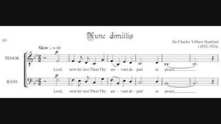 Nunc Dimittis in B Flat - Stanford