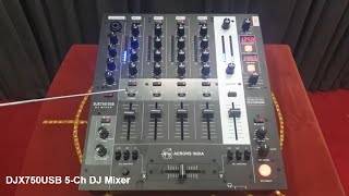 AERONS 5-Channel DJ Mixer DJX750 USB (in Hindi) Overview