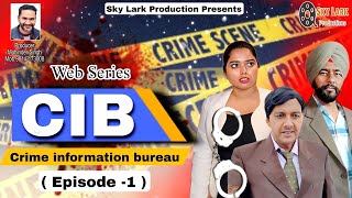 CIB | New Web Series 2024 |  Episode 1 |  Ginni Sangrur | Sky Lark Productions |