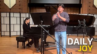 Debussy's Première Rhapsodie for Clarinet and Piano | Aydin Iqbal & Nozomi Khudyev | Daily Joy