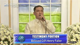 JMCIM | 24th VTPMA | Testimony Portion | Beloved O.P. Henry Faller | October 27, 2024