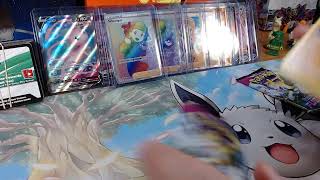 Pokemon TCG Trading Card Game opening half a booster box's worth of Fusion Strike