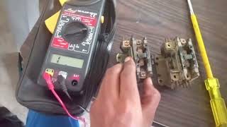 ll AC mein contactor kaise cheke kare#airconditioner #viral #2024 #4k