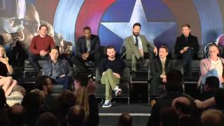 Captain America: Civil War European Press Conference Highlights