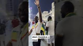 EXCEPTIONNEL : Haie d'honneur spontanée pour les sénégalais dans les rues de Doha !