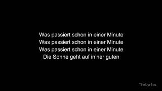 1 MINUTE - Fynn Kliemann | Lyrics