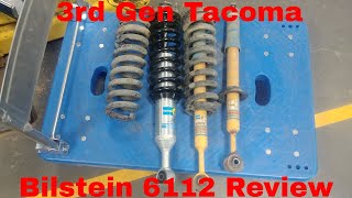 Bilstein 6112 Coilover Kit Review - 3rd Gen 2017 Toyota Tacoma