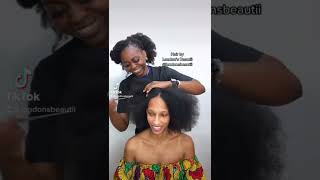 How to Create: Natural Bridal Hairstyle on 4C Hair