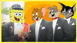 Spongebob and Tom and jerry coffin dance song (cover) meme city 8 /15 500 subscribe