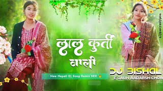 Laal Kurti Wali Tero Naam Batai De Dj  Chakra Bam  Nepali Dj Song 2080 Dj Bishal Aadarsh Chowk