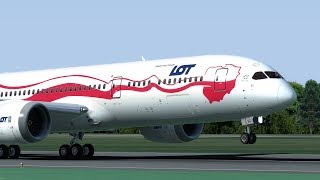 [P3Dv4] LOT Polish 787-9 SP-LSC | Vienna - Warsaw Chopin | LOT 225| LOWW-EPWA