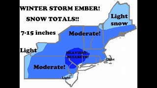 WINTER STORM EMBER UPDATE!!! HEAVY snow WIDESPREAD!