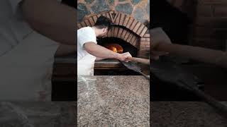 Turkish bread in wood oven / Erzincan Restaurant Kuşadası