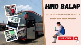 Menikmati Hino Balap W 7502 UP Super Suoss !