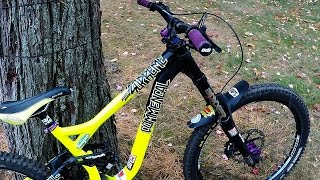 Commencal V3 DH Supreme Build first snow gopro hero5