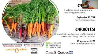 Carrots! Webinaire / Séminaire en ligne