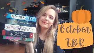 October TBR (ish?) 2020