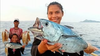 ANOTHER JACKPOT NA NAMAN FRESH SQUID || CATCH & SELL #islandlife  PALAWAN PHILIPPINES