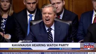 Senator Lindsey Graham Slams The Democrats During The Kavanaugh Hearing