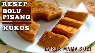 Resep bolu pisang kukus tekstur nya lembut anti gagal !?