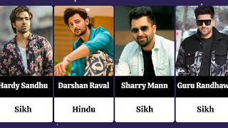 Religion of Famous Singers and Rappers 🎶 | Top 50 | #arijitsingh |#sidhumoosewala  |#diljitdosanjh |