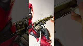 Rate this art 10/? | Deadpool and Wolverine #drawing #art #artist #trending #shorts #youtubeshorts