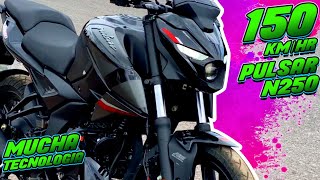 Todo esto TIENE la NUEVA Pulsar N250!  Prueba a fondo |  Bajaj