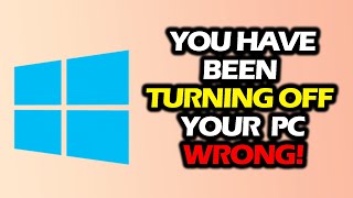 How to Properly Shut Down Your PC/Laptop | THE WAY YOU'RE TURNING OFF YOUR PC IS KILLING IT!