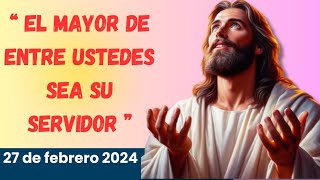 Evangelio de HOY. Martes 27 de febrero 2024 Mt 23,1-12 l Biblia l el que se humilla será enaltecido.