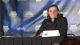 Katie Ledecky on Mentoring the Next Generation (Olympic Trials Day 1)