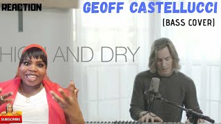 High and Dry- Radiohead (bass singer cover) Geoff Castellucci [Reaction]