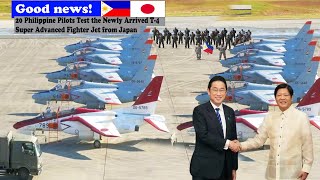 Good news! 20 Philippine Pilots Test the Newly Arrived T-4 Super Advanced Fighter Jet from Japan